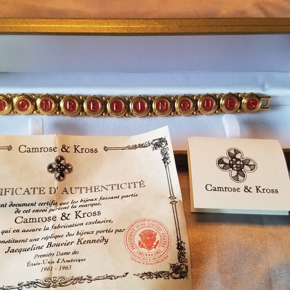 JBK Jacqueline Kennedy Camrose & Kross bracelet